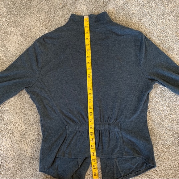 Converse One Star V-Neck Collar Cardigan in Size Large /Dark Gray - Picture 8 of 9